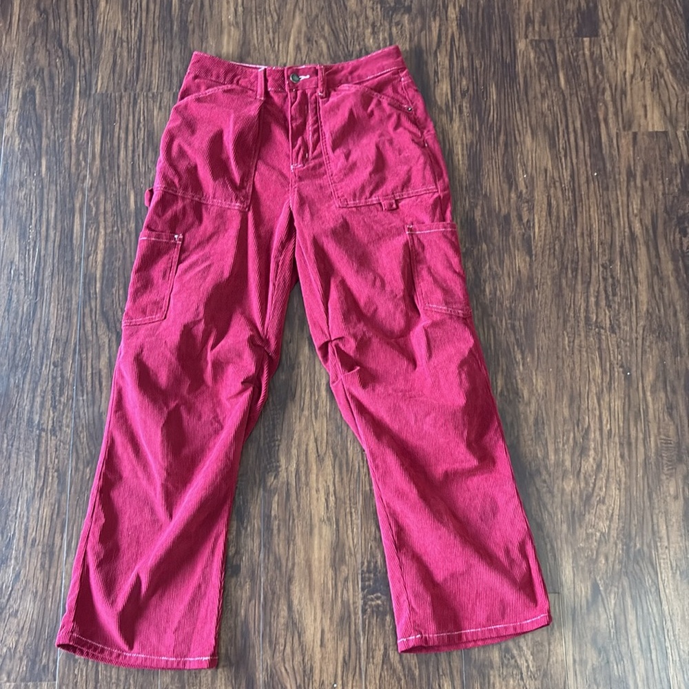 Dokotoo (Amazon) Wide Leg Corduroy Cargo Pants